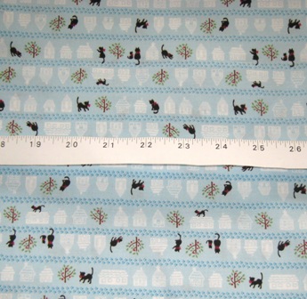 BLUE CAT PAWS AND CATS JAPANESE COTTON FABRIC-supplies,comercial,sewing,fabric,pattern,handmade,children custom,dress,pants,applique,vintage,tutorial knitting,neddles,owls,japanese,kawaii,fabric,cotton fabric,cotton,ribbon,bows,hair clips,hair accessories,toddles,baby shower,girl,summer,tunic,wallet,purse,buttons,thread,international shipping,free shipping,flat rate
