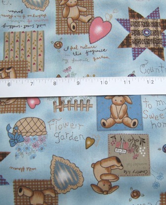 KAWAII COUNTRY STYLE BUNNY JAPANESE COTTON FABRIC-supplies,comercial,sewing,fabric,pattern,handmade,children custom,dress,pants,applique,vintage,tutorial knitting,neddles,owls,japanese,kawaii,fabric,cotton fabric,cotton,ribbon,bows,hair clips,hair accessories,toddles,baby shower,girl,summer,tunic,wallet,purse,buttons,thread,international shipping,free shipping,flat rate