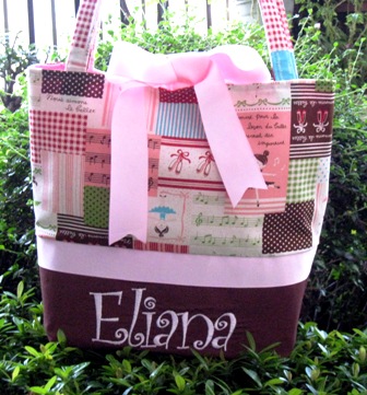 KAWAII PINK BALLERINA TOTE DIAPER BAG FREE MONOGRAM-supplies,comercial,sewing,fabric,pattern,handmade,children custom,dress,pants,applique,vintage,tutorial knitting,neddles,owls,japanese,kawaii,fabric,cotton fabric,cotton,ribbon,bows,hair clips,hair accessories,toddles,baby shower,girl,summer,tunic,wallet,purse,buttons,thread,international shipping,free shipping,flat rate