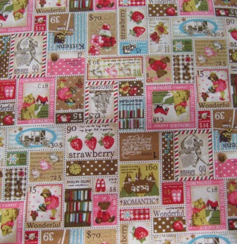 Postage Stamp Pink Polka Dots Japanese Cotton Fabric-handmade,dress,peasant tops,ruffles pant,supplies,commercial,sewing,fabric,pattern,children custom,dress,pants,applique,vintage,tutorial knitting,neddles,owls,apanese,kawaii,fabric,cotton fabric,cotton,ribbon,bows,hair clips,hair accessories,toddles,baby shower,girl,summer,tunic,wallet,purse,buttons,thread,international shipping,free shipping,flat rate