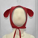 Red Bonnet With Ears