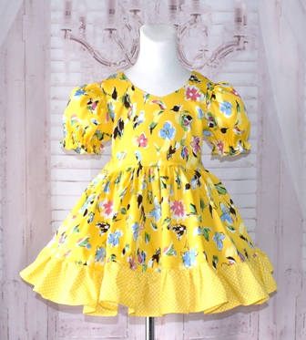 Yellow Dress, Floral Dress