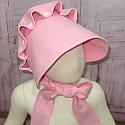 Pink Ruffle Bonnet