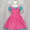 Hot Pink Polka Dots Girl Dress