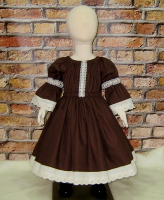 Vintage Style Brown Dress