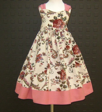 Dusty Rose Floral Dress